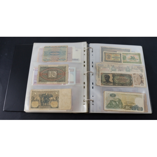 893 - World (220), collection in Hendon album, Turkey Ottoman, Confederate States, USA obsolete banks, Hun... 