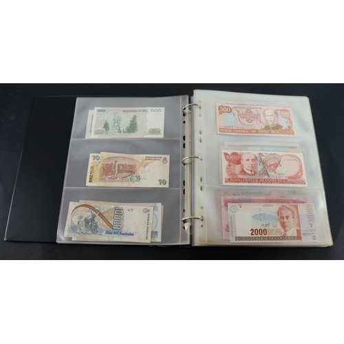 893 - World (220), collection in Hendon album, Turkey Ottoman, Confederate States, USA obsolete banks, Hun... 