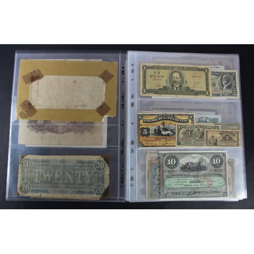 902 - World (94), including Barbados 1 Dollar 1939, Canada 20 Dollars 1937, Confederate States 20 Dollars ... 