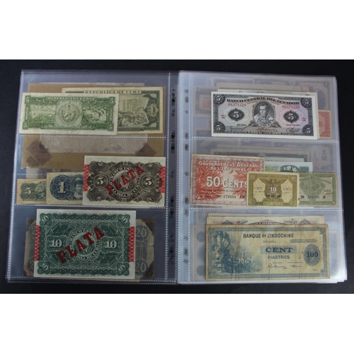 902 - World (94), including Barbados 1 Dollar 1939, Canada 20 Dollars 1937, Confederate States 20 Dollars ... 