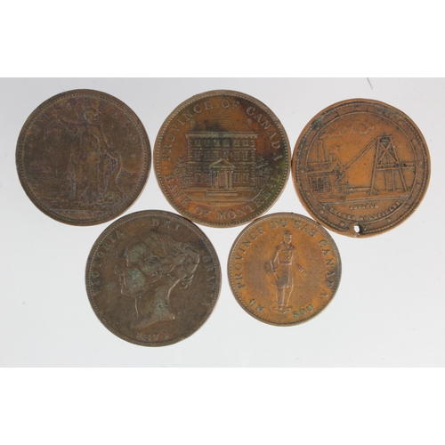 1041 - Tokens, British Empire/Commonwealth 19thC copper: Australia: Sydney, Iredale & Co. Penny VG/F; New Z... 