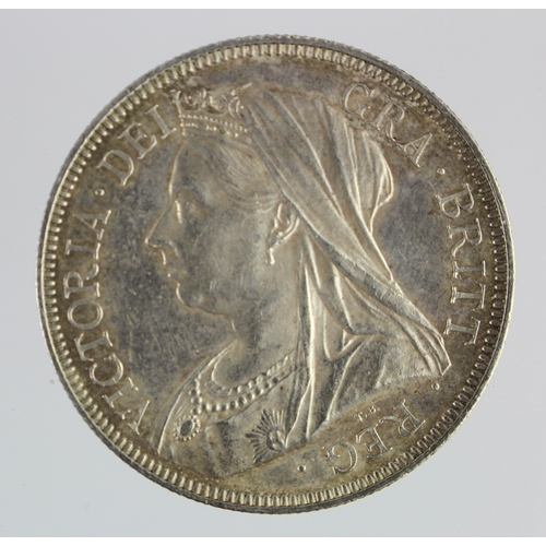 124 - Halfcrown 1893 EF with a few tiny contact marks obverse field