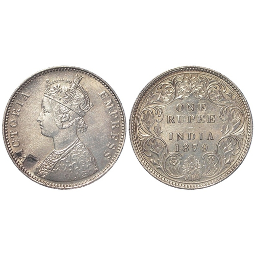 135 - India silver Rupee 1879 EF