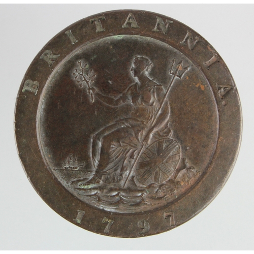 210 - Twopence 1797 copper 