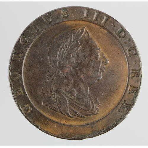 211 - Twopence 1797 copper 