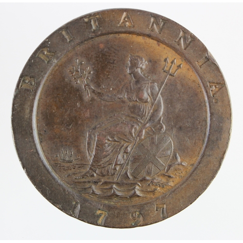 211 - Twopence 1797 copper 