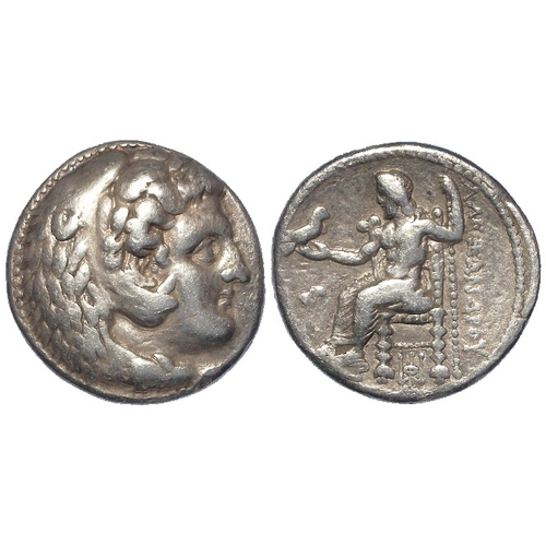 383 - Ancient Greek: Alexander III 'the Great' AR tetradrachm of Babylon, late lifetime or early posthumou... 