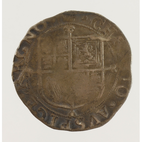 412 - Charles I Shilling mm. tun, S.2794, 5.86g, Fine.