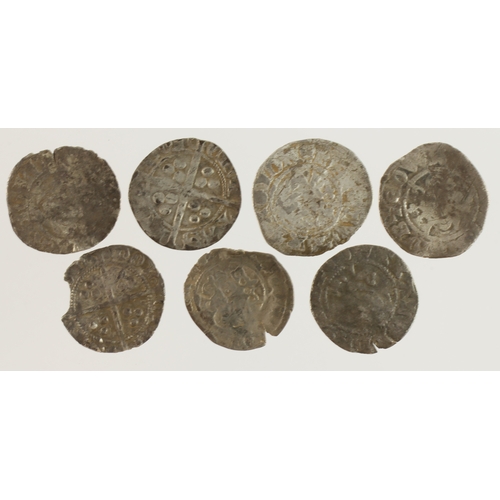 436 - Edward Plantagenet silver Pennies (7) various, mixed grade.