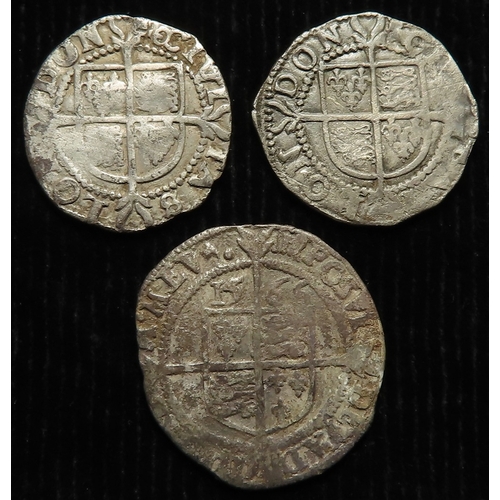 453 - Elizabeth I silver minors (3): Threepence 1566 mm. portcullis, 1.49g, S.2565, Fair/VG; Halfgroat mm.... 