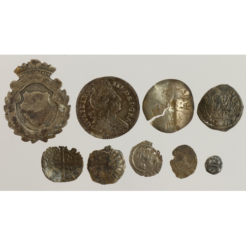 461 - GB & World hammered silver coin / detector-finds (9): Italian States, Venice silver Soldino of Doge ... 