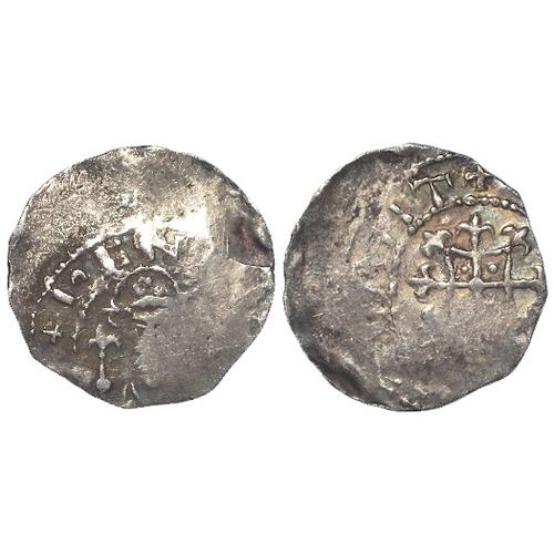 462 - Henry I silver Penny, Quadrilateral on cross fleury type, Canterbury mint, moneyer(?). 1.39g. S.1276... 