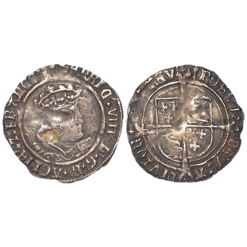 471 - Henry VIII silver Groat mm. arrow, S.2337E, 2.43g. GF, some surface damage.