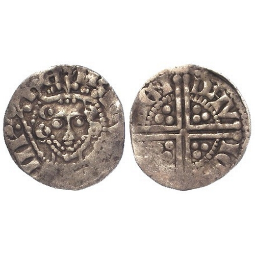 483 - Long Cross silver Penny of Henry III, Class 5b2, London mint, moneyer Davi. S.1368A, 1.34g, GF