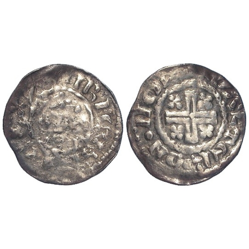 529 - Short Cross silver Penny of Henry II, Class 1c, Northampton mint, moneyer Walter. S.1345, 1.33g, F/G... 