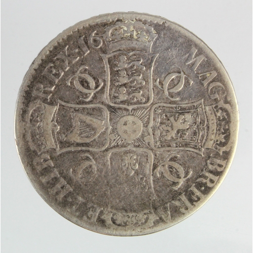 60 - Crown 1681 T. Tertio, Fine, weak on date.