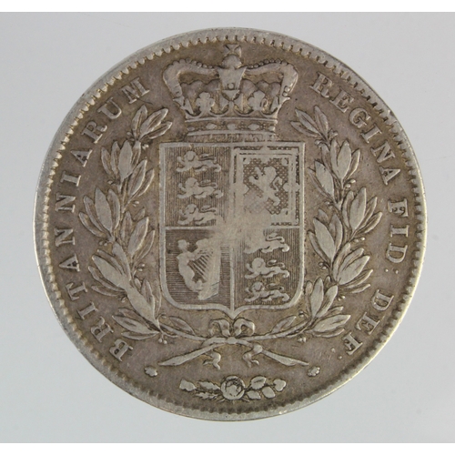 70 - Crown 1845 cinquefoils, S.3882, Fine.