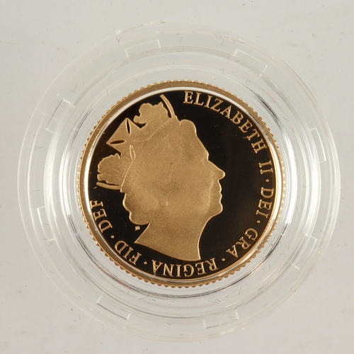 8 - Half Sovereign 2016 Proof (special portrait) FDC in capsule only.