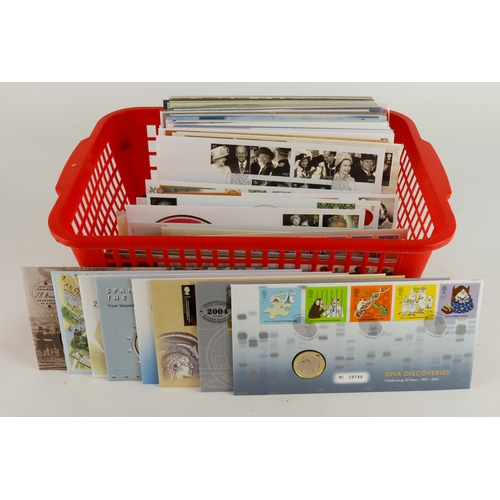 885 - Coin Covers in a red tub. A good selection with much redeemable currency seen , includes better GB 5... 