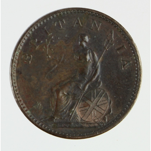 90 - Farthing 1806 EF with slight lustre