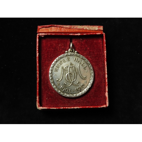 966 - Russia related unmarked silver medal, front reads 