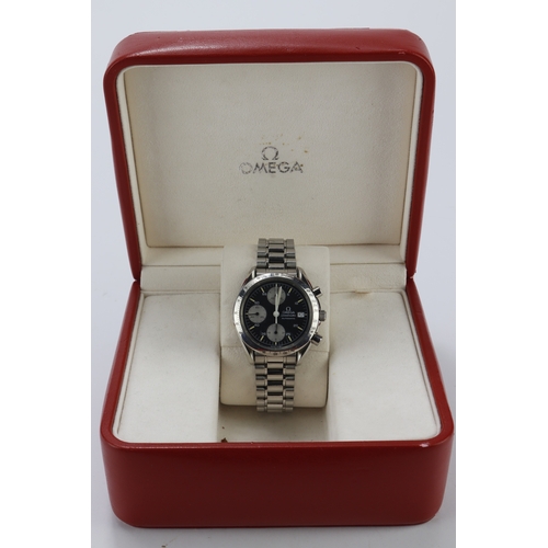 92 - Omega Speedmaster Reduced stainless steel gents automatic chronograph wristwatch ref. 175.043, circa... 