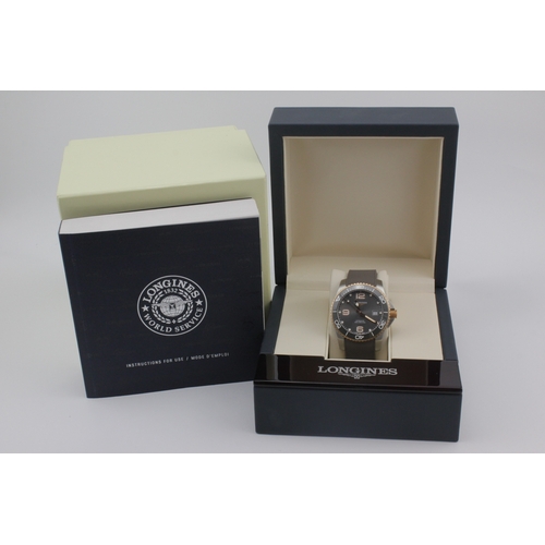 127 - Longines Hydro Conquest automatic stainless steel gents wristwatch, ref. L3.781.3, serial. 53142xxx.... 