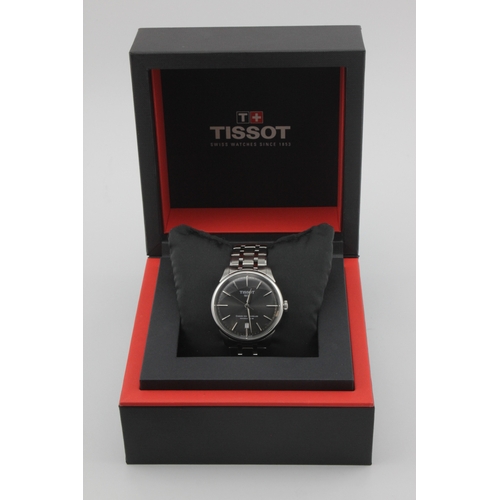 153 - Tissot Chemin Des Tourelles Powermatic 80 stainless steel gents automatic wristwatch, purchased 2023... 