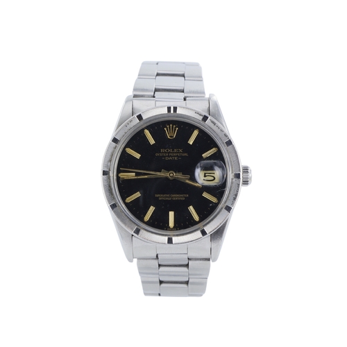 16 - Rolex Oyster Perpetual Date stainless steel gents wristwatch, ref. 15010, serial. 7015xxx, circa 198... 