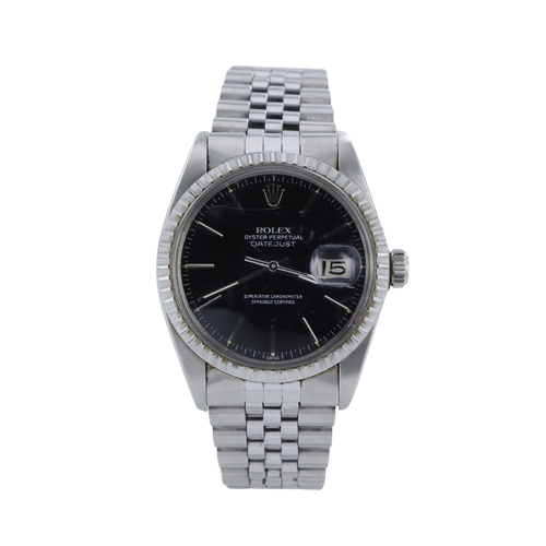 19 - Rolex Oyster Perpetual Datejust stainless steel gents wristwatch, ref. 16030, serial. 6637xxx, circa... 