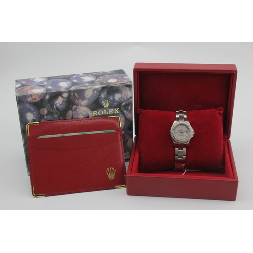 21 - Rolex Oyster Perpetual Date Yacht Master stainless steel ladies wristwatch, ref. 169622, serial. Y93... 