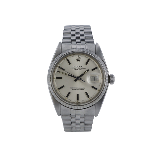 22 - Rolex Oyster Perpetual Datejust stainless steel gents wristwatch, ref. 1603, serial. 949xxx, circa 1... 