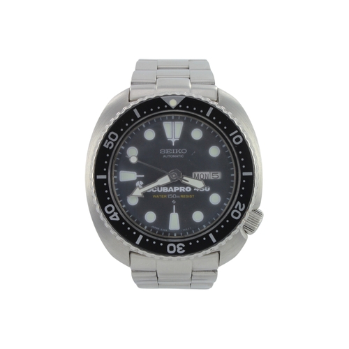 237 - Seiko Scubapro 450 stainless steel gents automatic wristwatch, ref. 6309-7040, circa 1984. The black... 