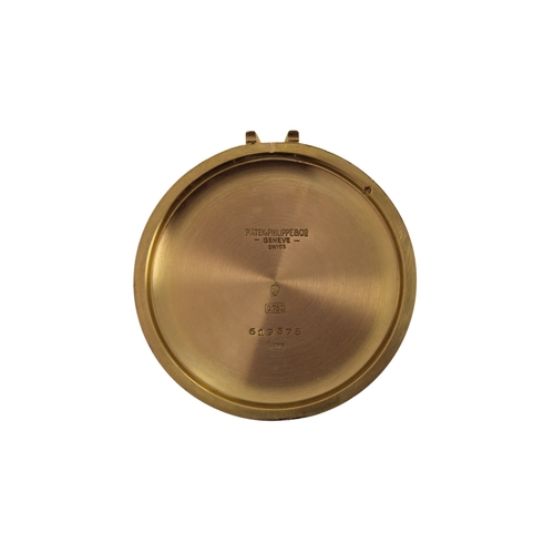 277 - Patek Phillipe 18ct pink gold open face keyless pocket watch, circa 1930s. The brushed pink dial wit... 