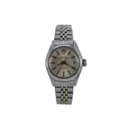 33 - Tudor Princess Oysterdate stainless steel ladies automatic wristwatch, ref. 92400, serial. 132xxx, c... 