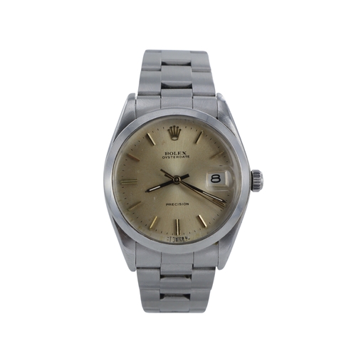 47 - Rolex Oysterdate Precision stainles steel gents wristwatch, ref. 6694, serial. 3188xxx, circa 1972/7... 