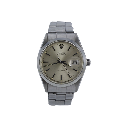 5 - Rolex Oyster Date Precision stainless steel cased gents wristwatch, ref. 6694, serial. 2392xxx, circ... 