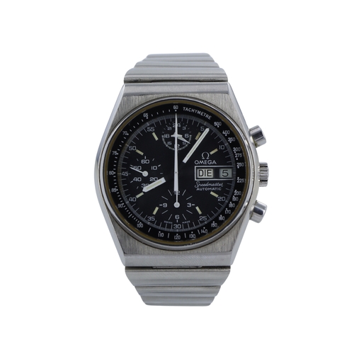 61 - Omega Speedmaster Day-Date stainless steel gents automatic chronograph wristwatch, ref. 176.0015, ci... 