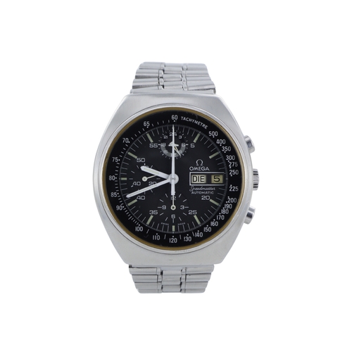 62 - Omega Speedmaster Day-Date stainless steel gents automatic chronograph wristwatch, ref. 176.0012, se... 