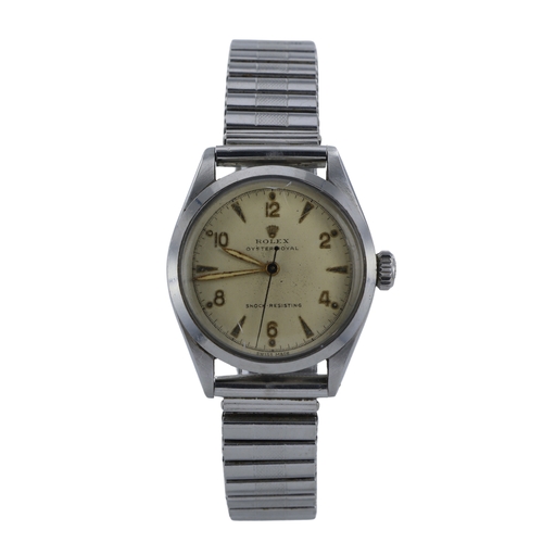 8 - Rolex Oyster Royal stainless steel cased gents wristwatch, ref. 6444, serial 334xxx, circa 1957. The... 