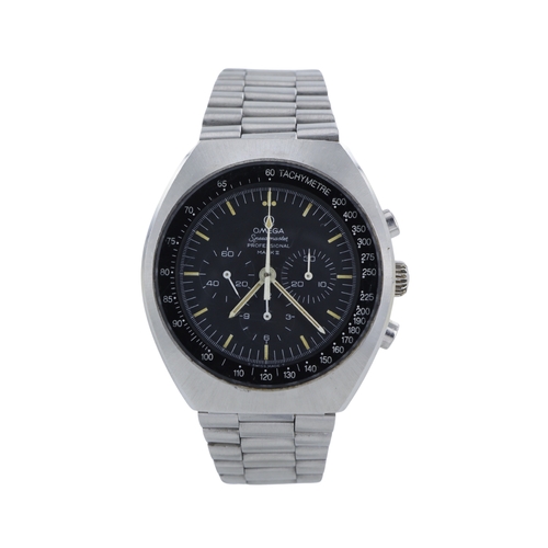 82 - Omega Speedmaster Mark II stainless steel gents manual wind chronograph wristwatch, ref. 145.014, ci... 