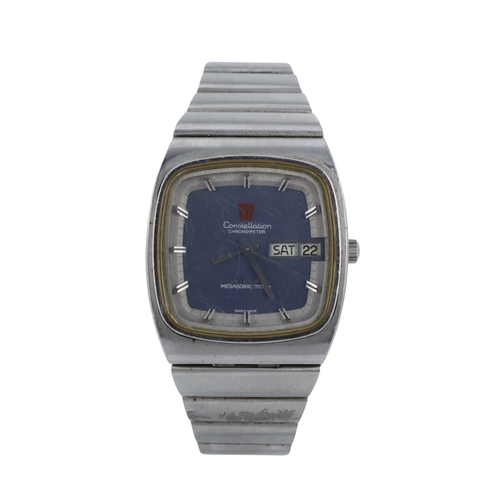 94 - Gents stainless steel cased Omega Megasonic 720Hz quartz wristwatch, ref. 198.0048, circa 1973. The ... 