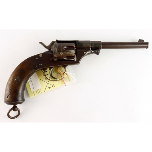 101 - Reichs Artillery Revolver dated 1882, with matching numbers and German Regimental markings to base o... 