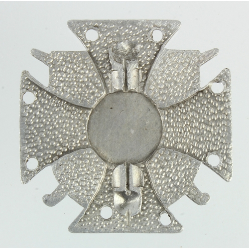 1058 - German Russian Cossack badge, field adapted to sew on.