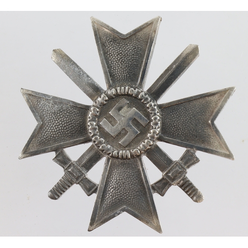 1112 - German War Merit Cross 1st class, pin maker stamped 21.