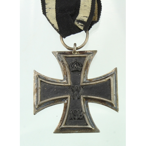 1133 - German WW1 Iron Cross 2nd Class, maker marked to ring