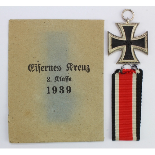 1158 - German WW2 Iron cross 2nd class  in packet of issue.