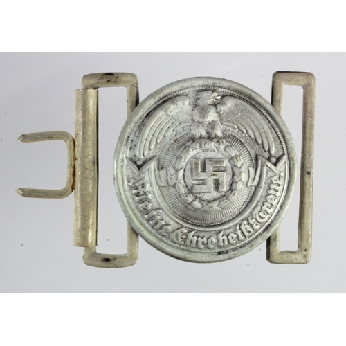 1177 - German WW2 SS officers belt buckle.