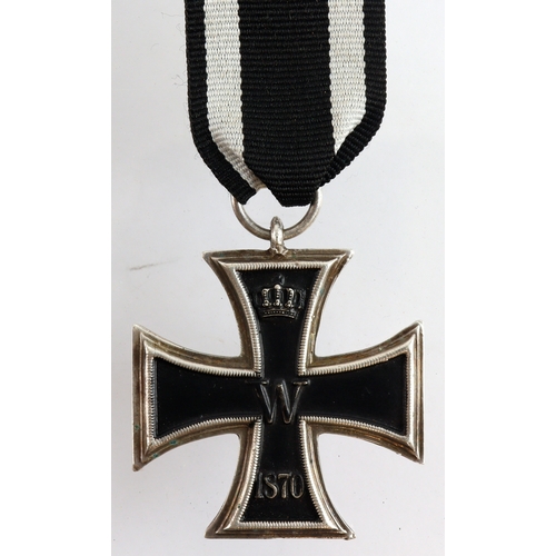 1189 - Imperial German Iron Cross 2nd class 1870 issue, possibly one piece construction.