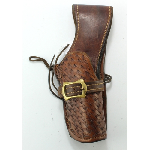 124 - United States quality reproduction Old West revolver holster, quality traditional copy of circa 1880... 